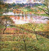 Camille Pissarro Flooding oil